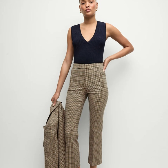 Veronica Beard Arte Houndstooth Pants (10 NWT) - Picture 5 of 13